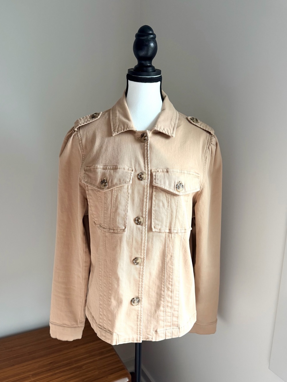 Gibson Latimer Tan Cotton Utility Jacket Women’s Large